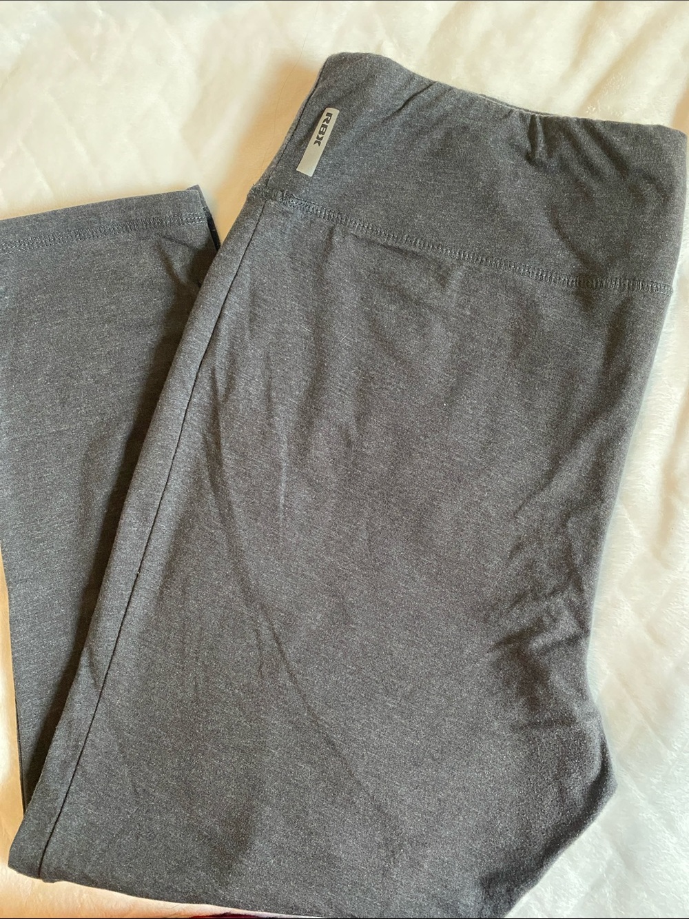 RBX Dark Charcoal Gray Pull-On Leggings - Picture 3 of 3